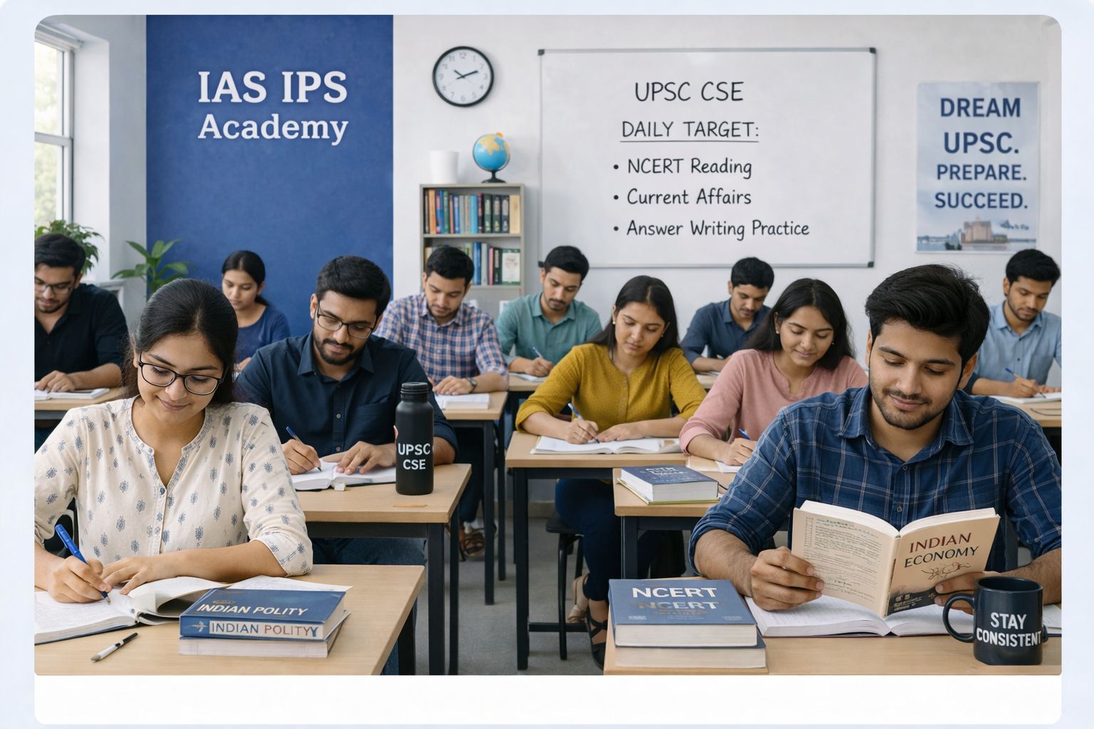 Classroom of IAS aspirants